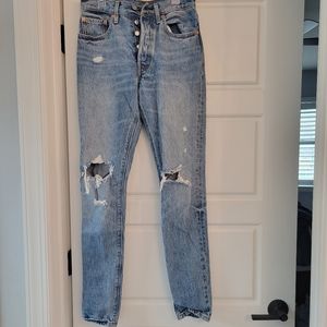 Levis 501 skinny jeans
